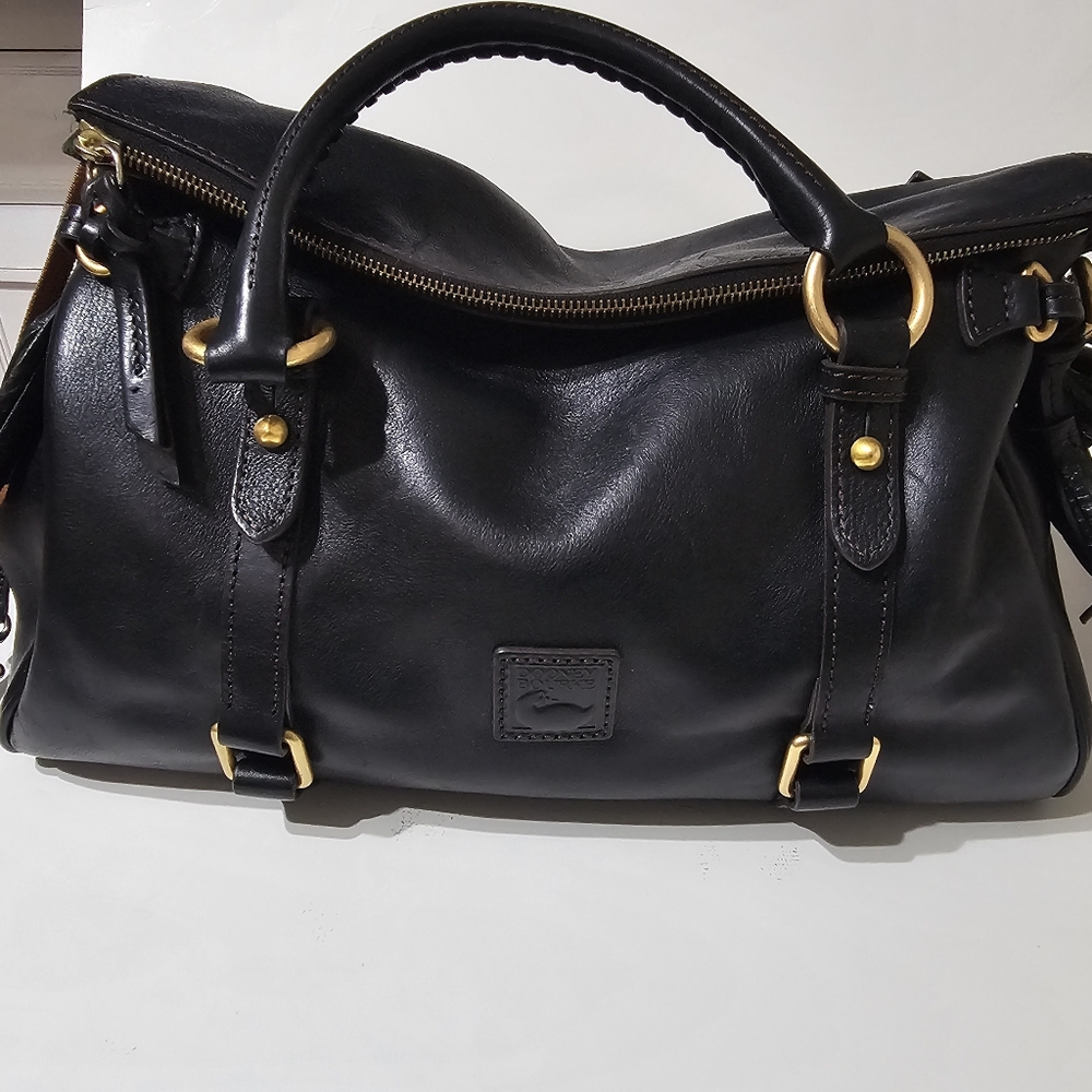 Black Florentine Large Satchel